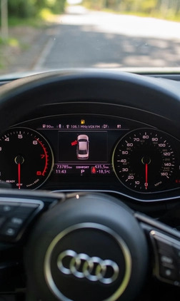 Audi A4 cena 99000 przebieg: 73000, rok produkcji 2017 z Świdnik małe 46